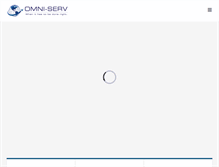 Tablet Screenshot of omni-serv.com